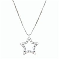 Collana Gazzola Donna in Oro bianco Diamante 0.07 Ct 9-PEOX9753C-NG - 9-PEOX9753C-NG